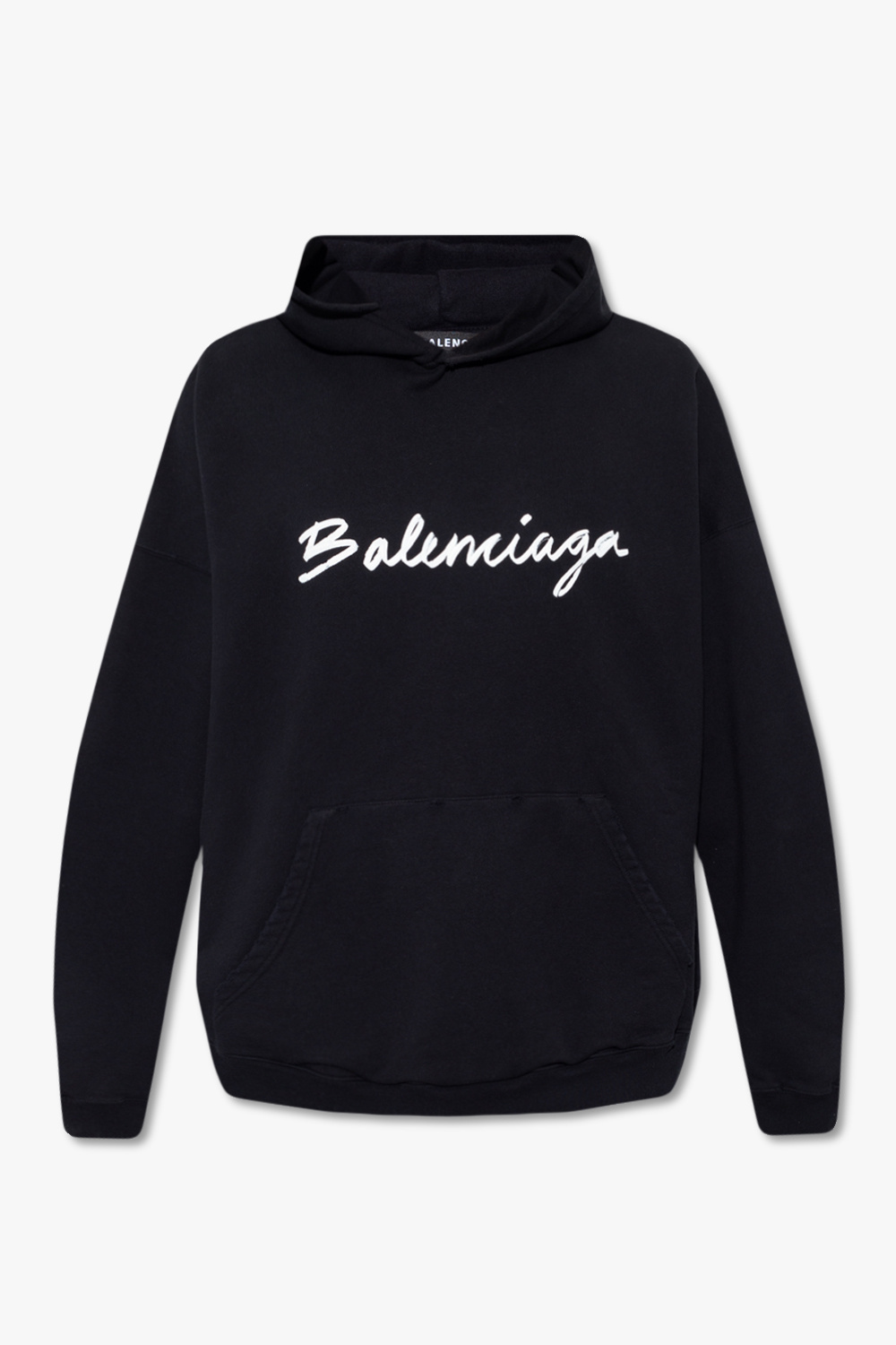 Balenciaga black hoodie online pink logo